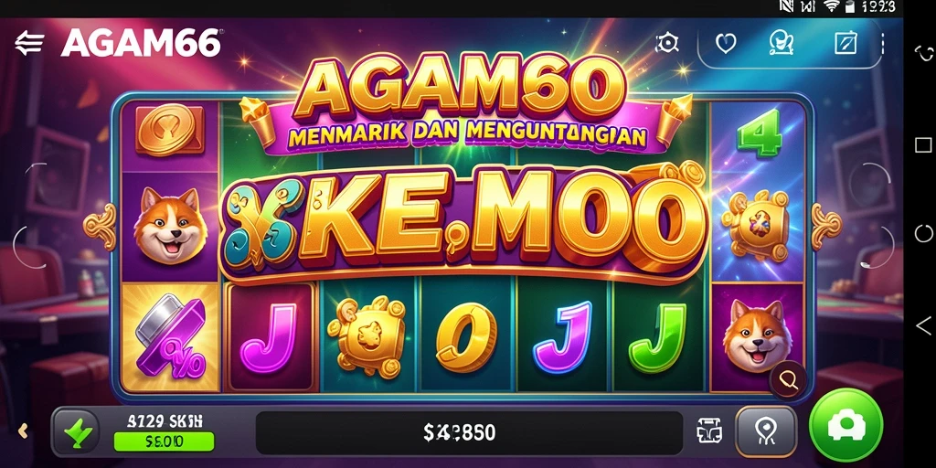Gameplay AGAM66 yang menarik dengan efek visual yang menawan.