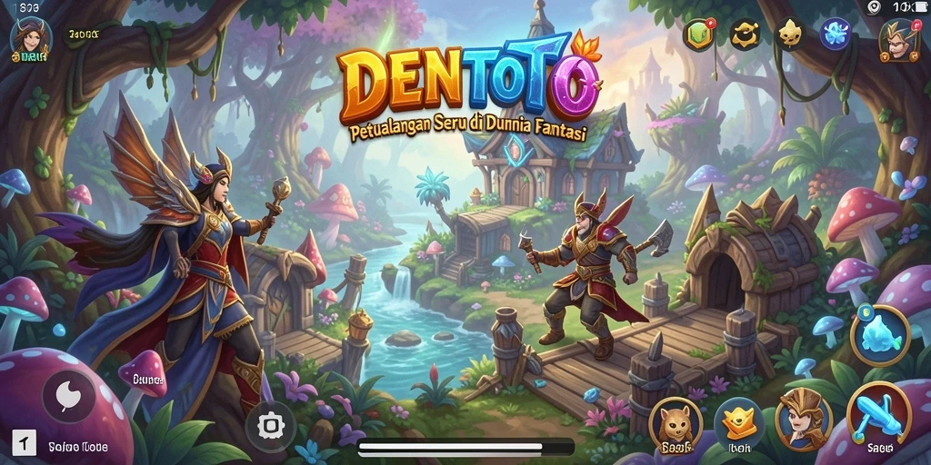 Tangkapan layar DENTOTO menampilkan momen aksi seru dalam petualangan.