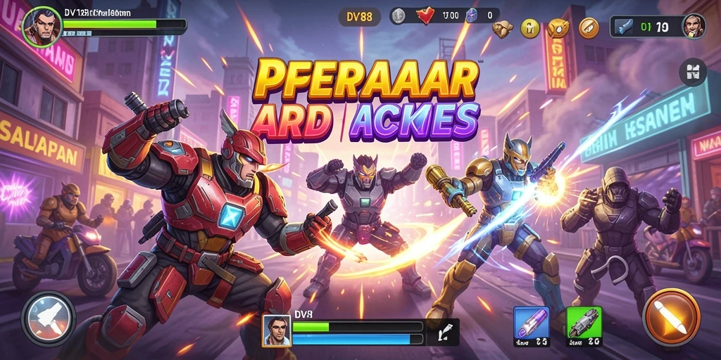 Screenshot gameplay DV188 menampilkan aksi seru dalam game Arcade.