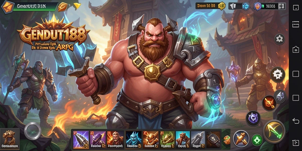 Tampilan gameplay seru di dunia fantasi <strong>GENDUT188</strong>.