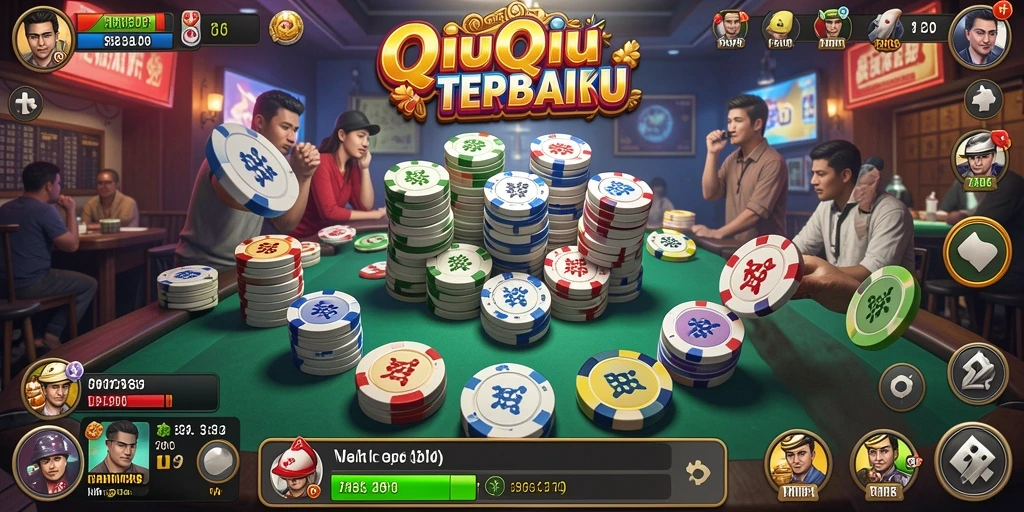 Tampilan dari gameplay seru HARAPJP yang menampilkan keahlian bermain QiuQiu.