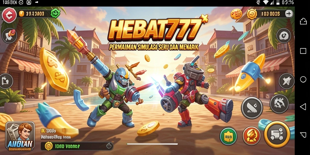 Tampilan gameplay HEBAT777 yang mendebarkan dan realistis