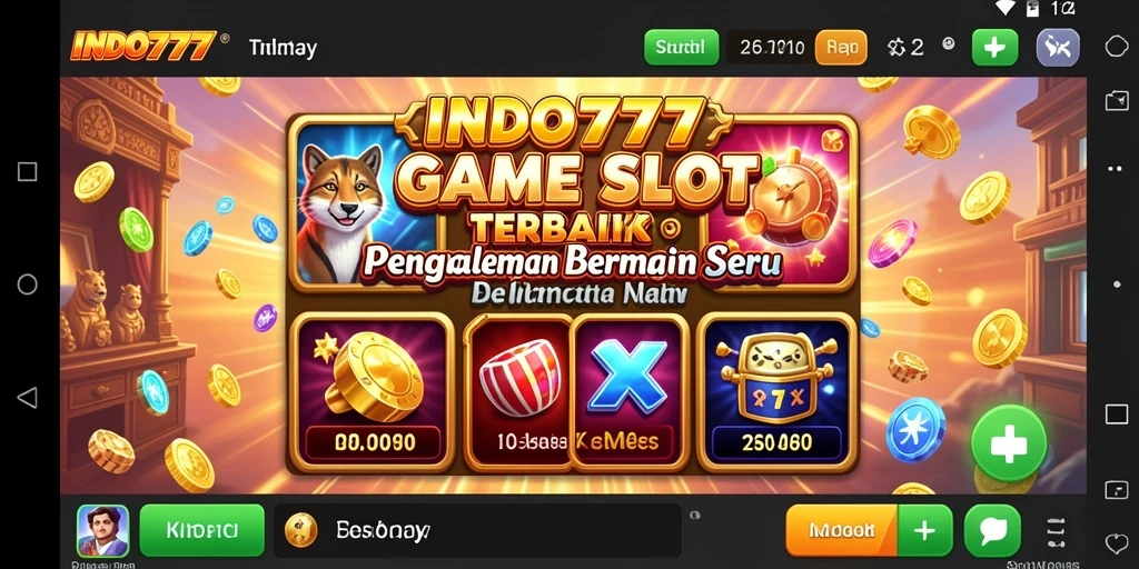 Tampilan gameplay Slot yang seru dan menarik di INDO777.