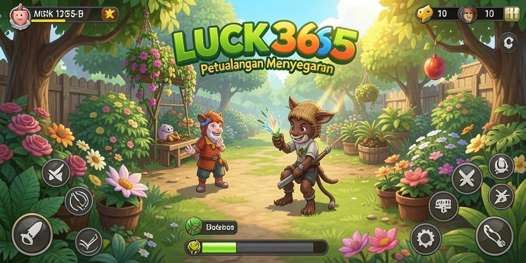Tampilan gameplay menarik di dunia pertanian LUCK365.