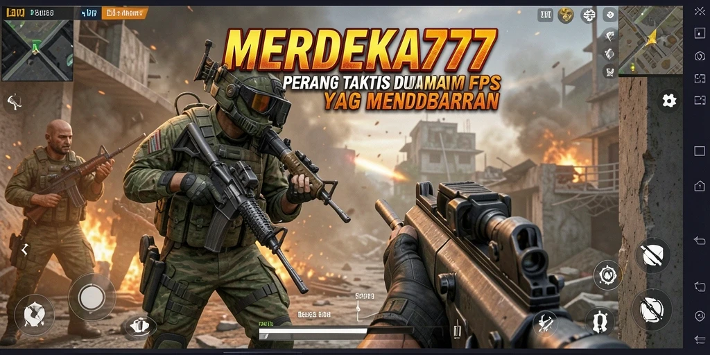 Tampilkan gameplay epik dalam MERDEKA777 dengan aksi FPS