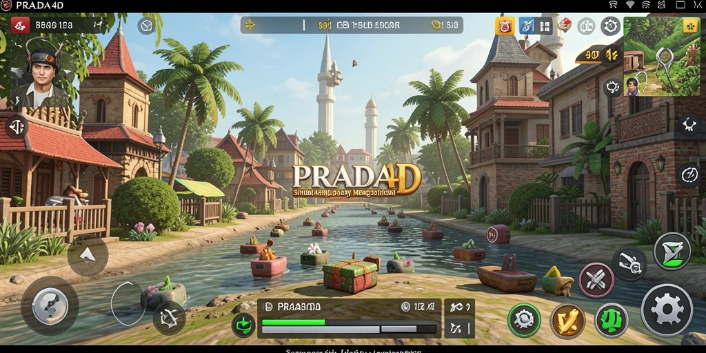 Tampilan gameplay PRADA4D yang menawan dan interaktif.