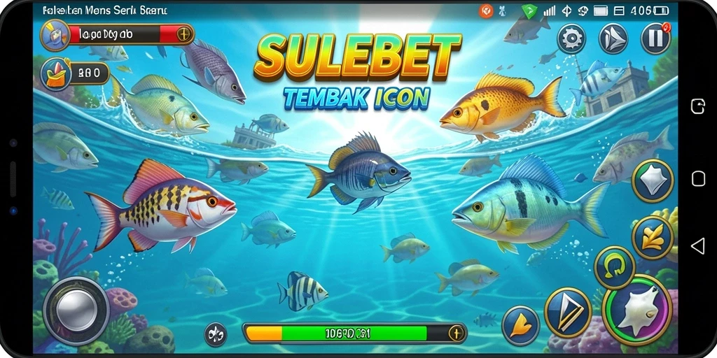 Gameplay seru dalam SULEBET menembak ikan dengan grafis menawan.