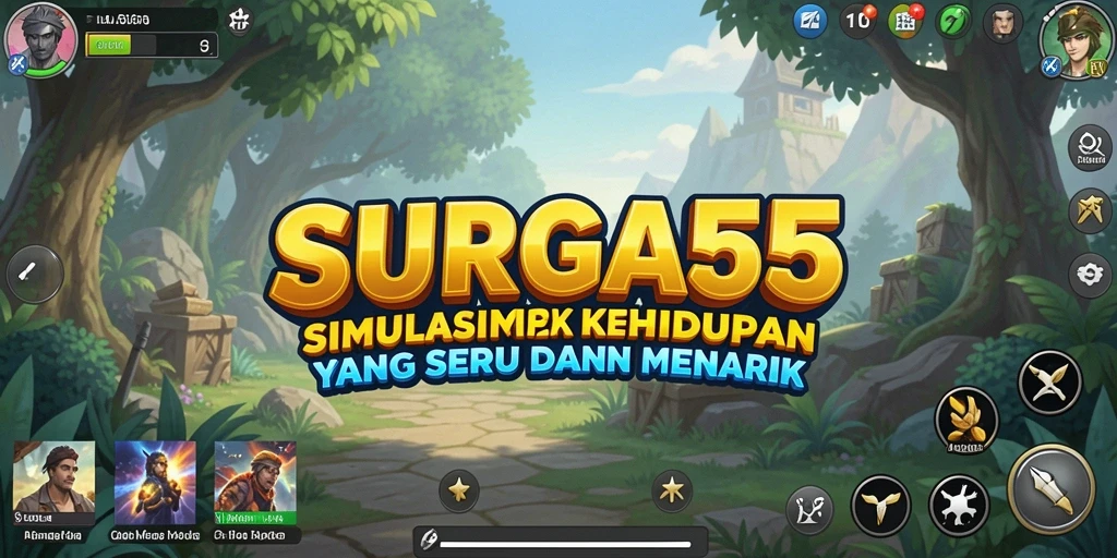 Tampilan gameplay SURGA55 yang menawan dan interaktif.